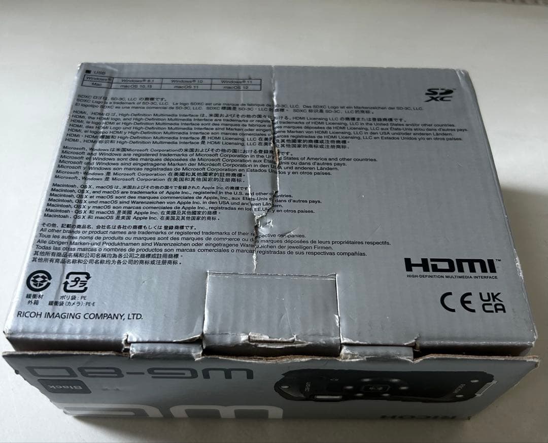【ほぼ新品】RICOH WG-80 ブラック 防水カメラ