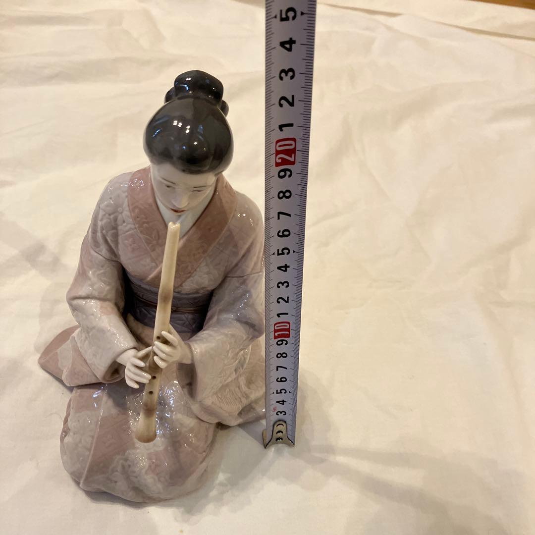 リヤドロ　LLADRO 陶器　尺八プレイヤー　笛　アンティーク　スペイン