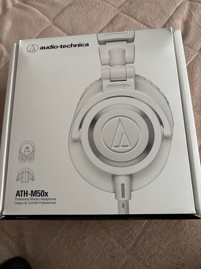 ⭐︎美品⭐︎Audio-Technica ATH-M50x 白ヘッドホン　おまけ付き