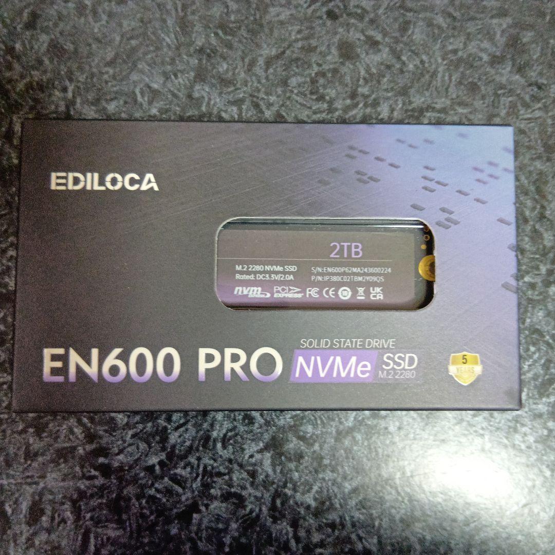 新品未開封 EDILOCA EN600 PRO 2TB NVMe SSD