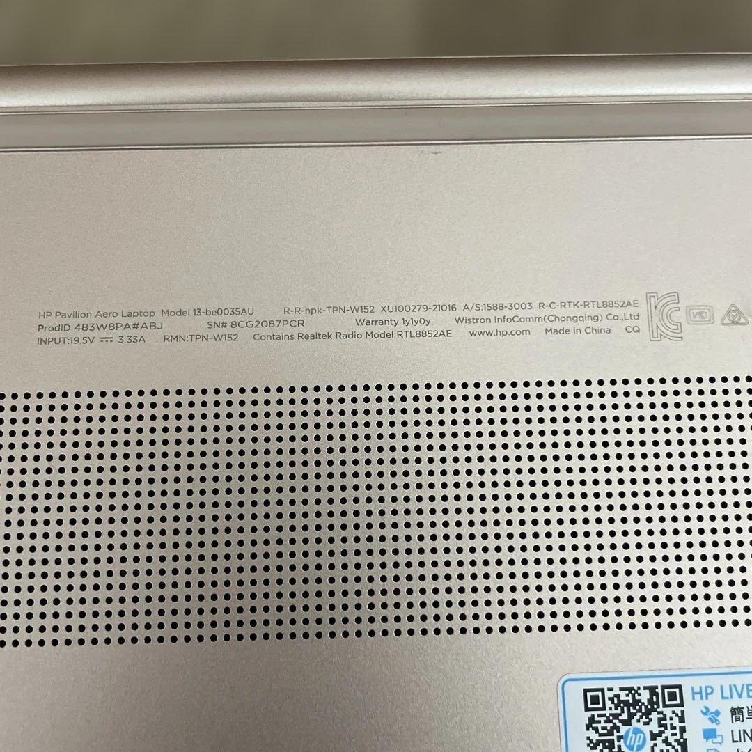 HP Pavilion Aero Laptop 13-be0035AU パソコン