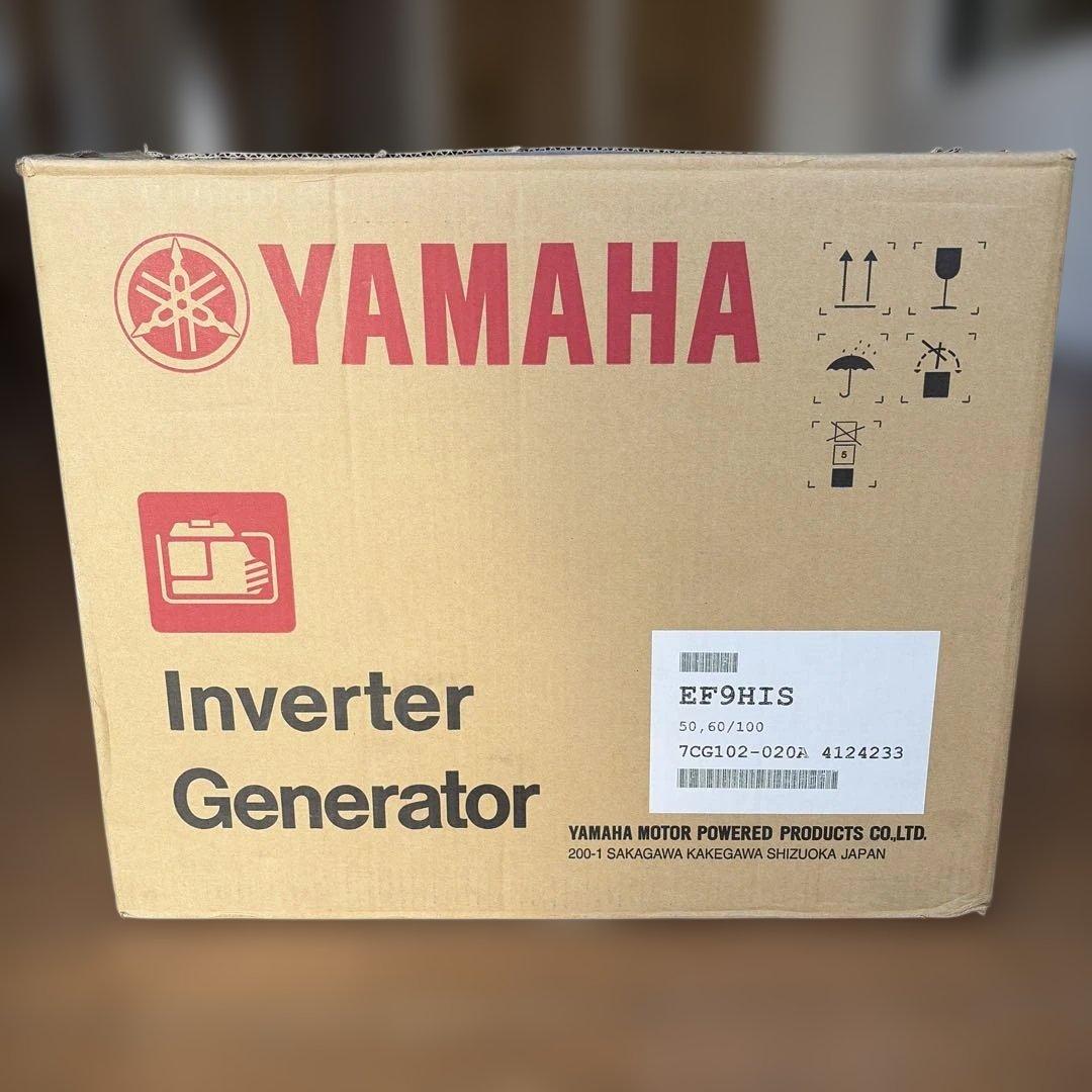 【新品未使用】ヤマハ インバーター発電機 EF9HIS ポータブル発電機　防災