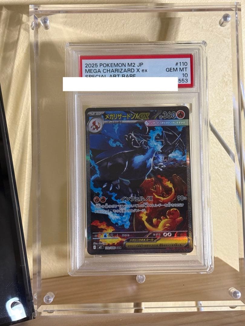 PSA 10 メガリザードンXex ブラッキーex
