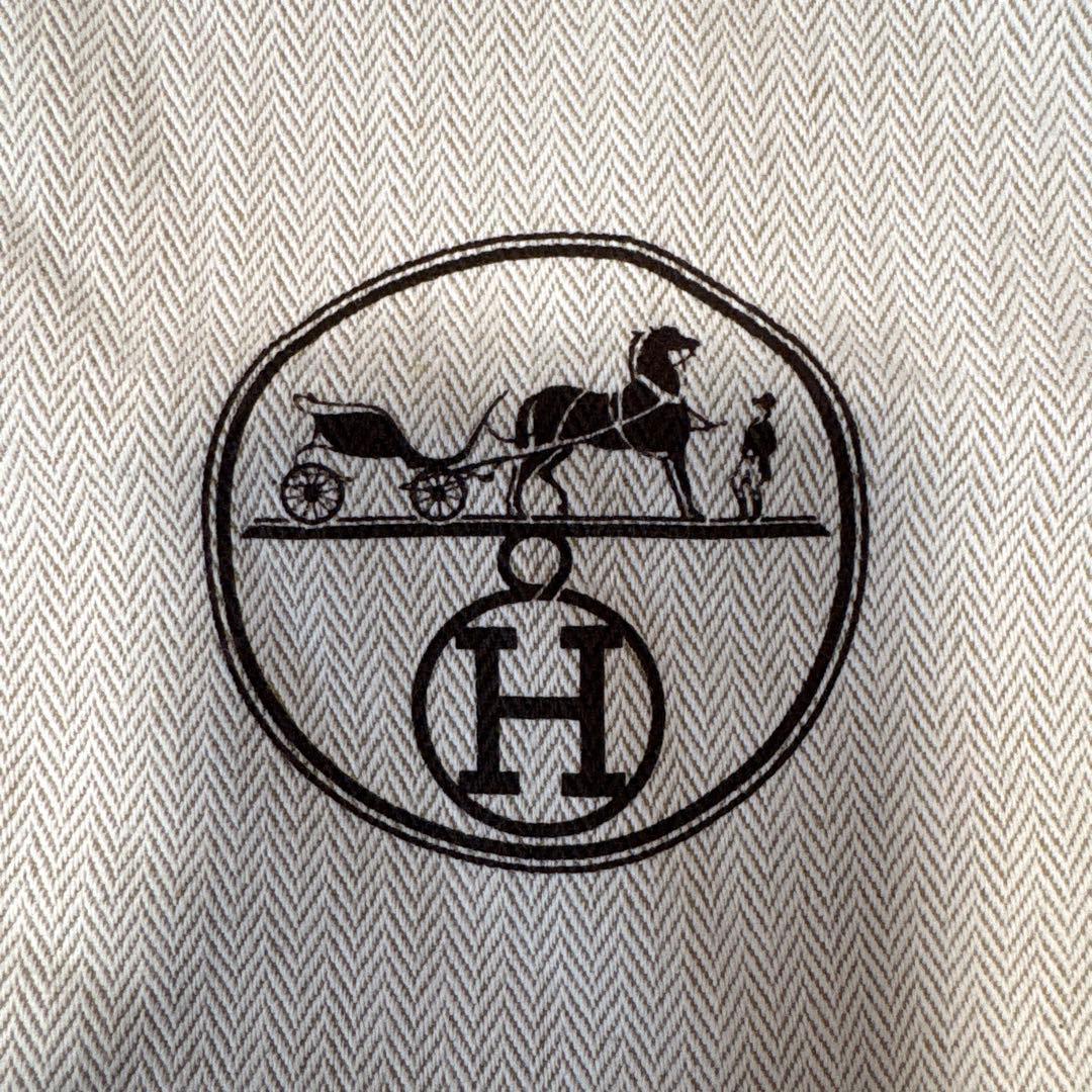 Hermès エルメス ヘリンボーン収納袋 約42cm x 45cm