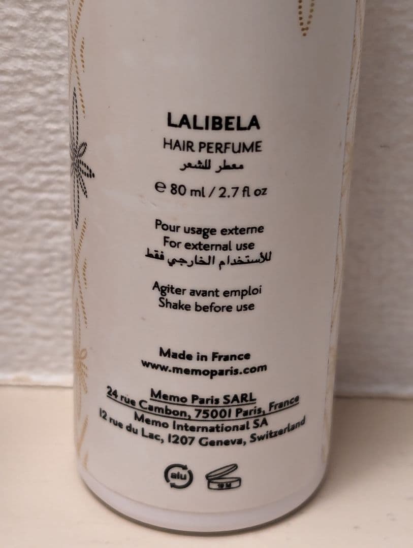 MEMO PARIS LALIBELA メモパリス 香水 ヘアミスト
