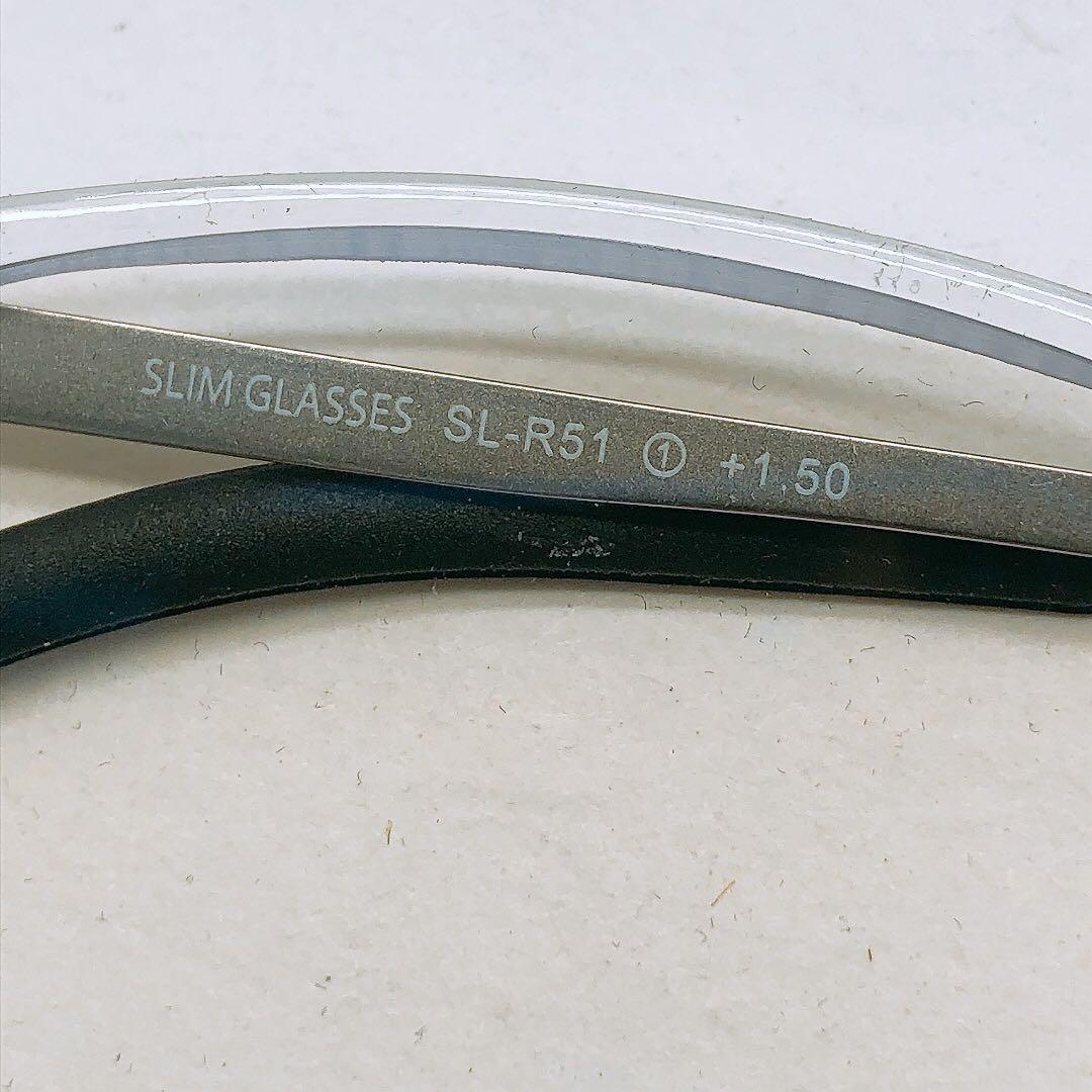 老眼鏡 スリム コンパクト ＋1.50 SLIM GLASSES 持ち運びに便利