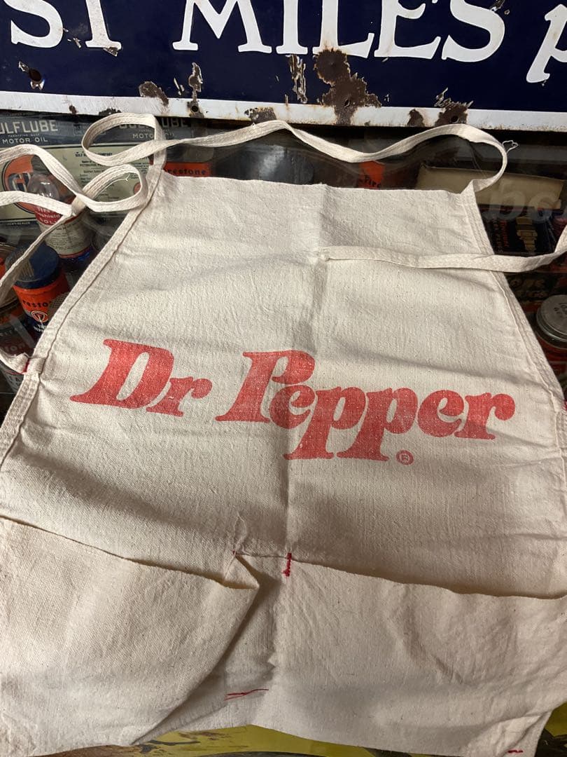 USA ヴィンテージエプロン　Dr Pepper