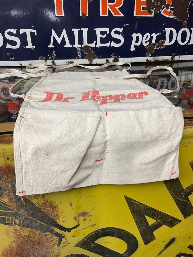 USA ヴィンテージエプロン　Dr Pepper