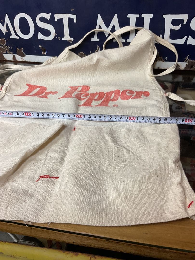 USA ヴィンテージエプロン　Dr Pepper