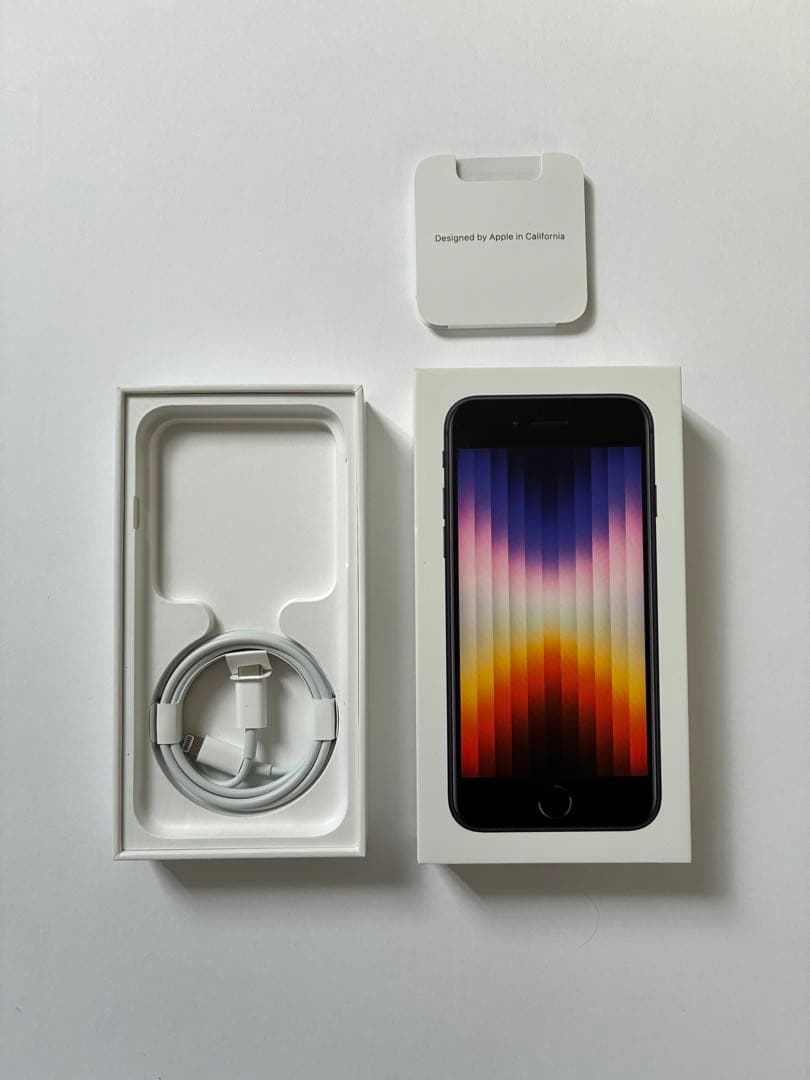 iPhone SE 64GB SIMフリー 第3世代 ブラック 正規品
