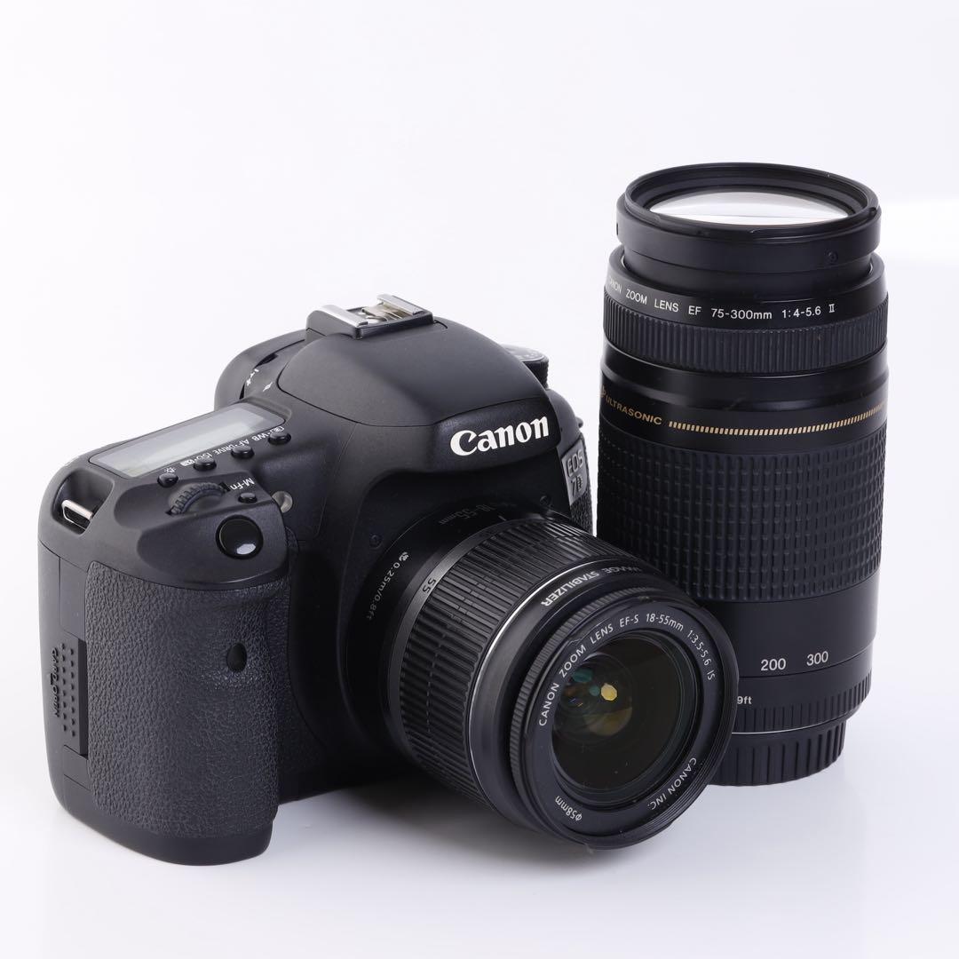 CANON EOS 7D⭐️Wレンズセット⭐️スマホ転送★彡