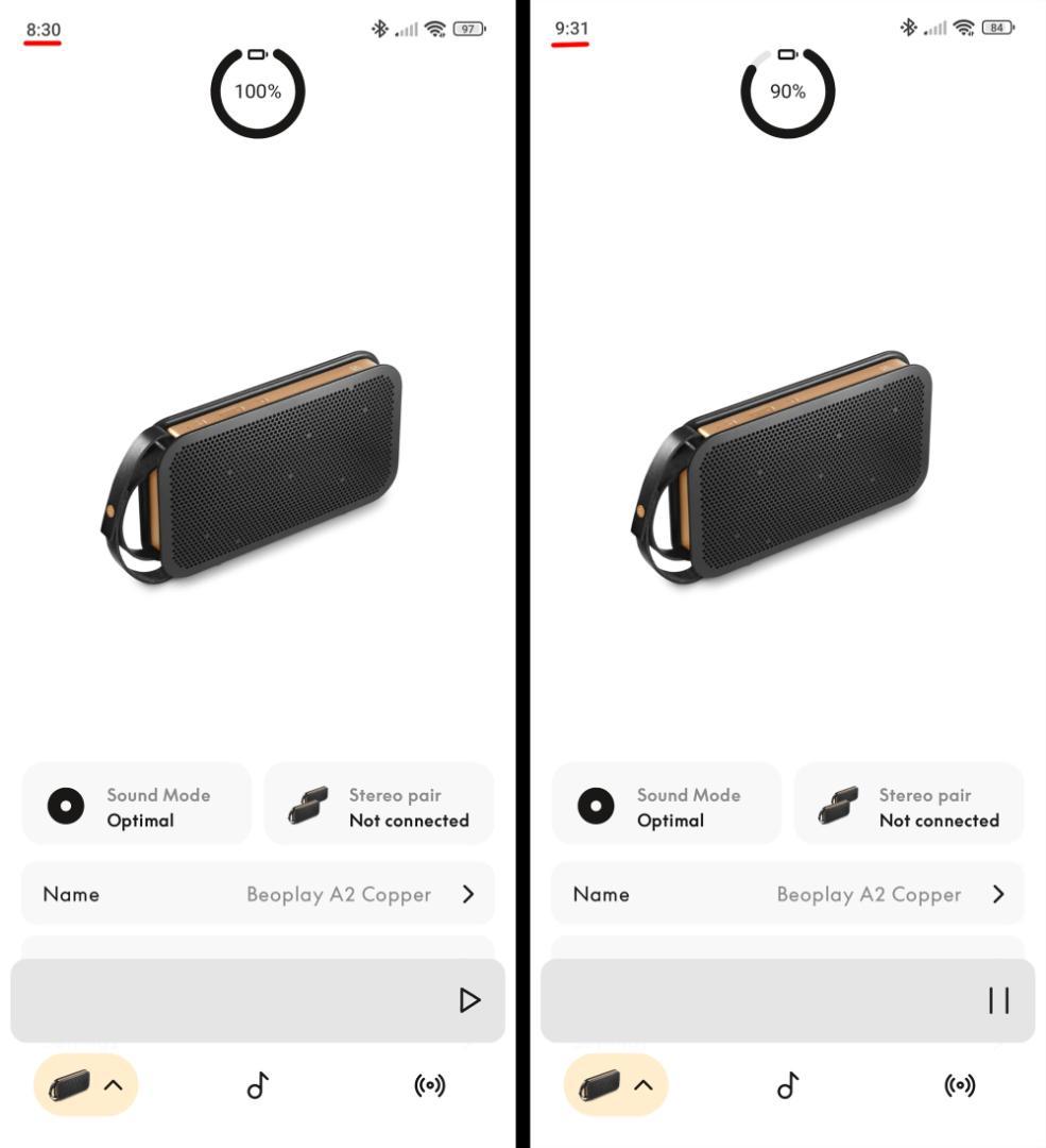 Bang & Olufsen スピーカー B&O Beoplay A2 黒 銅色