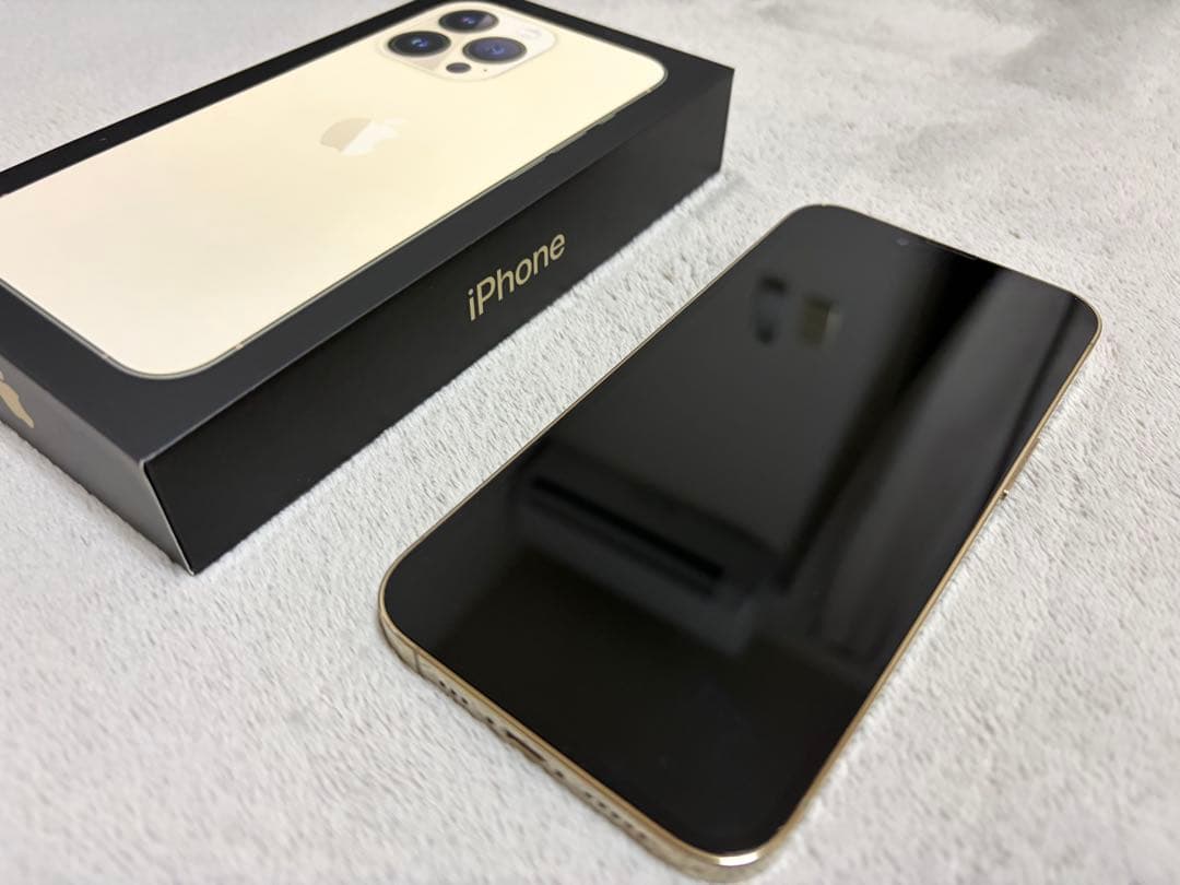iPhone13pro 256GB ゴールド本体　箱付き