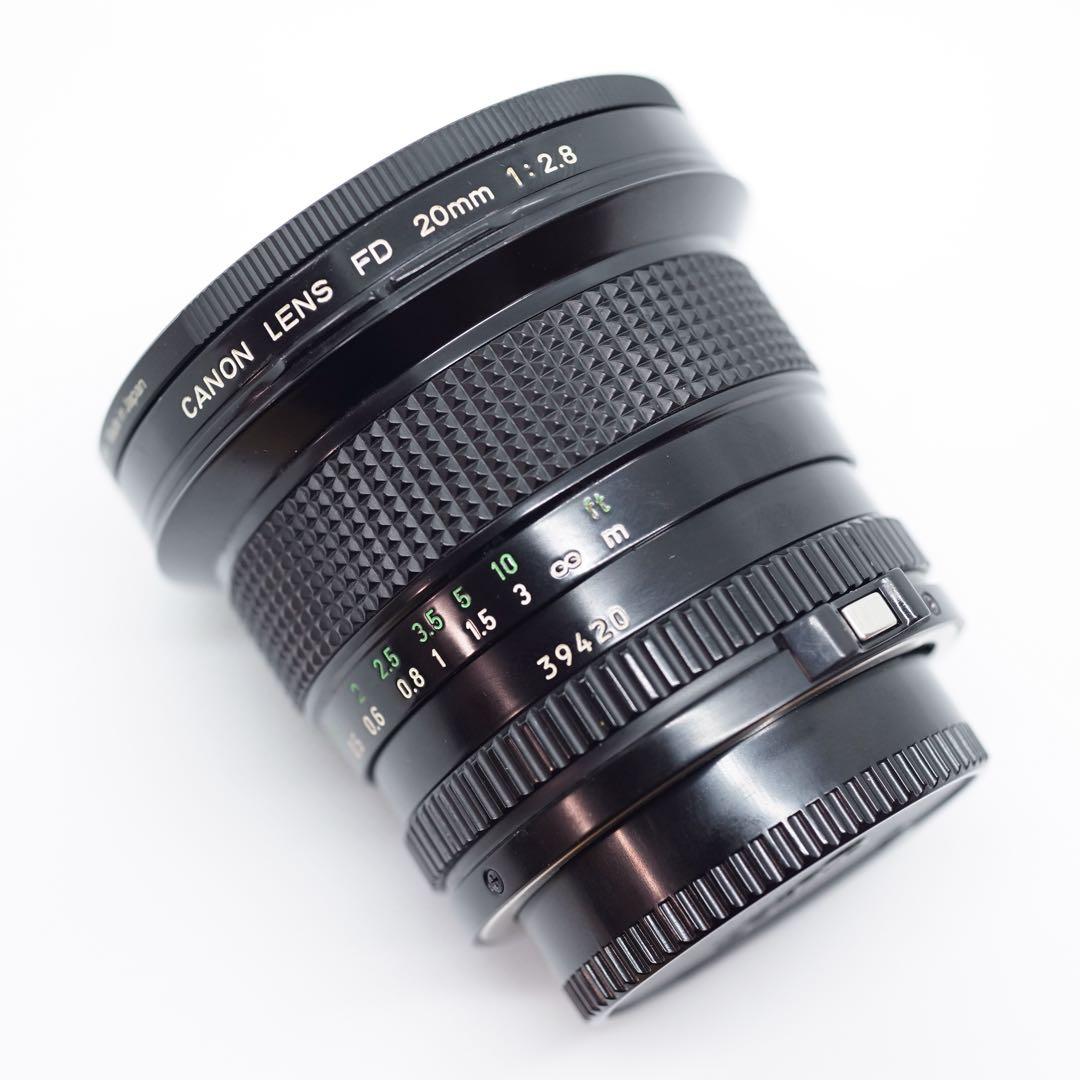 【美品】Canon New FD 20mm f/2.8 レンズ