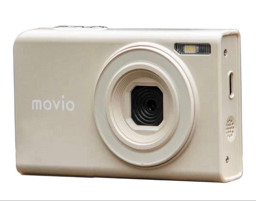 【新品】MOVIO オートフォーカスデジタルカメラ　SDカード付き