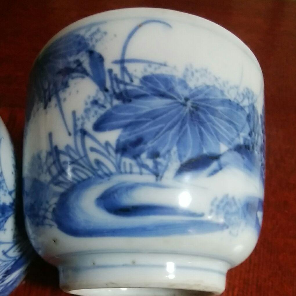 174   古伊万里　染付　向付　5客