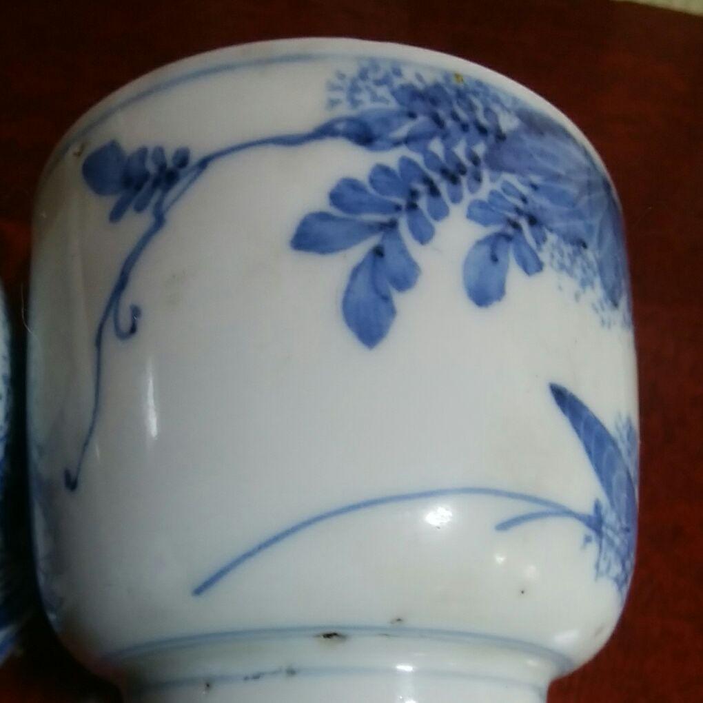 174   古伊万里　染付　向付　5客