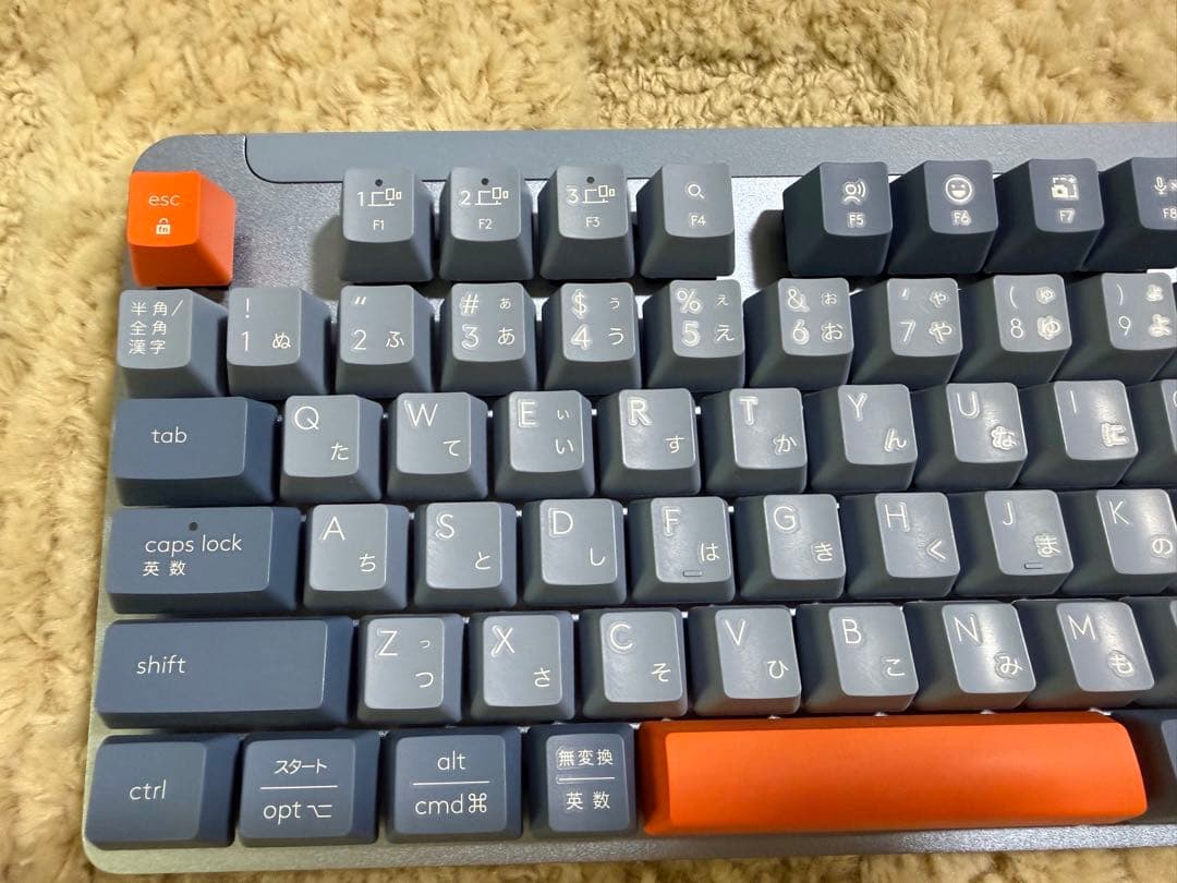 ロジクール SIGNATURE K855BG（赤軸、ブルーグレー）