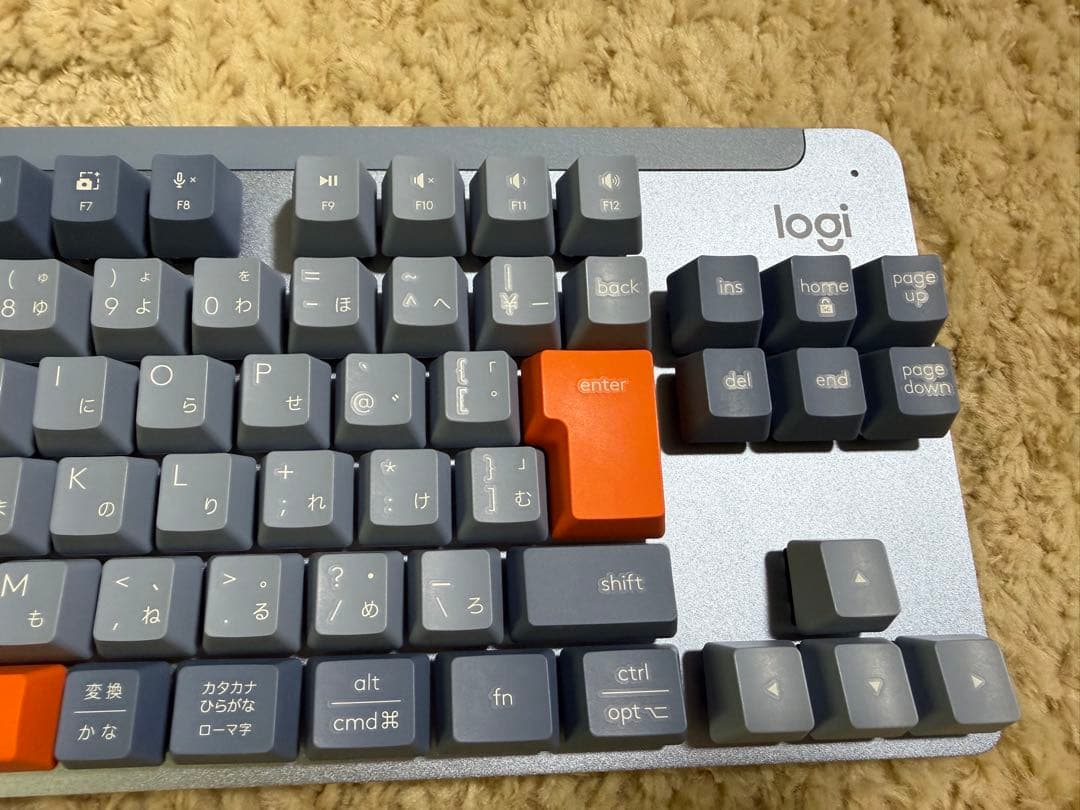 ロジクール SIGNATURE K855BG（赤軸、ブルーグレー）