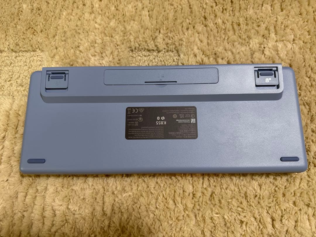 ロジクール SIGNATURE K855BG（赤軸、ブルーグレー）