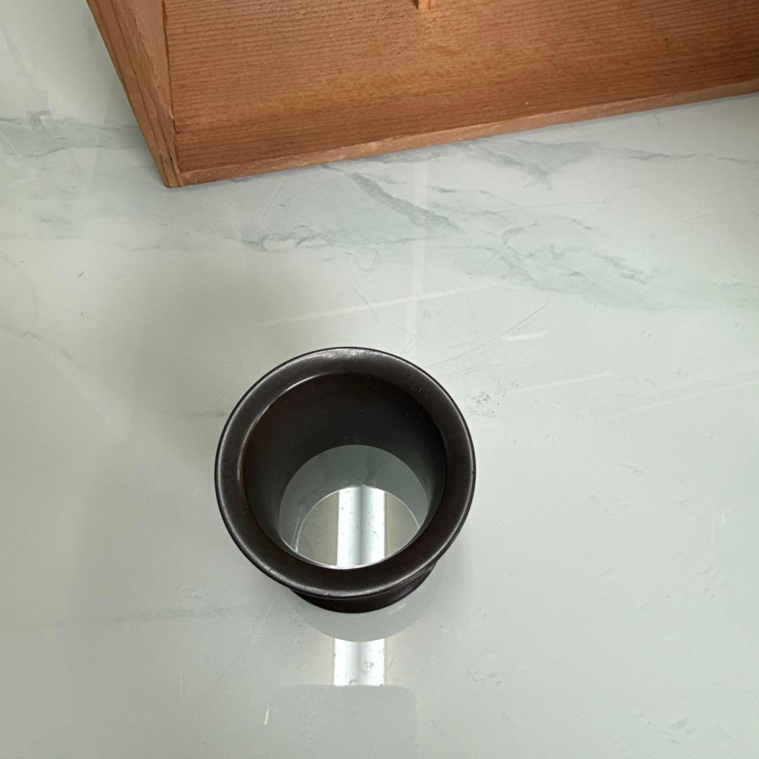 茶道具セット 皆具　金属製 収納ボックス付き