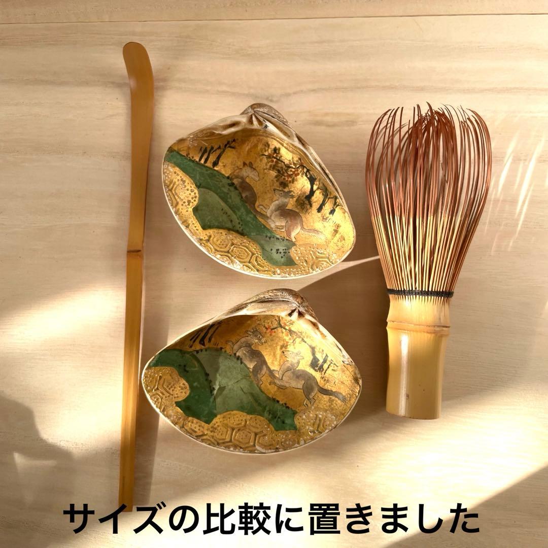 【専用出品】　蛤香合　貝合わせ香合　若草山　鹿