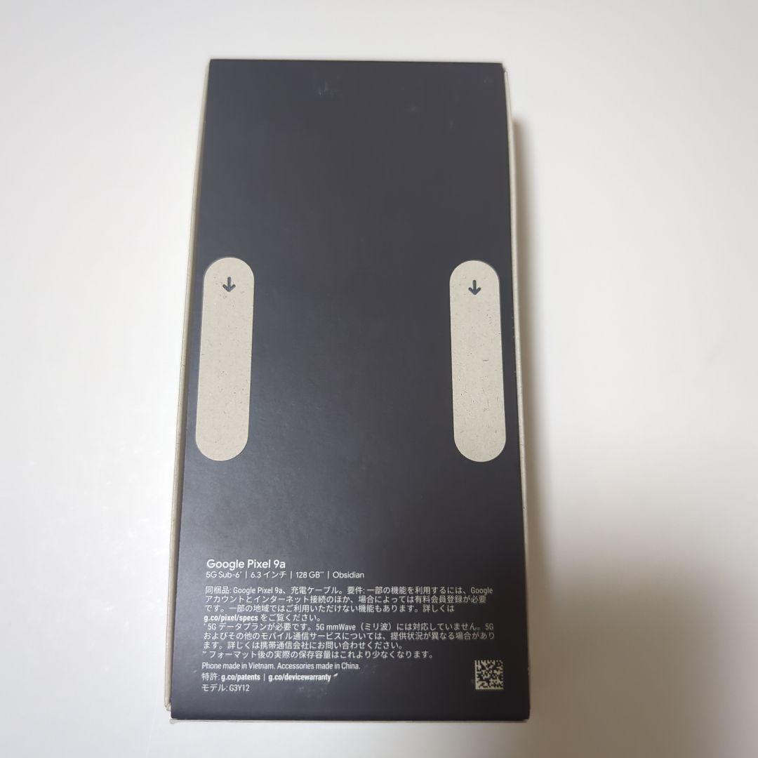 新品/未開封]Google Pixel 9a Obsidian 128GB