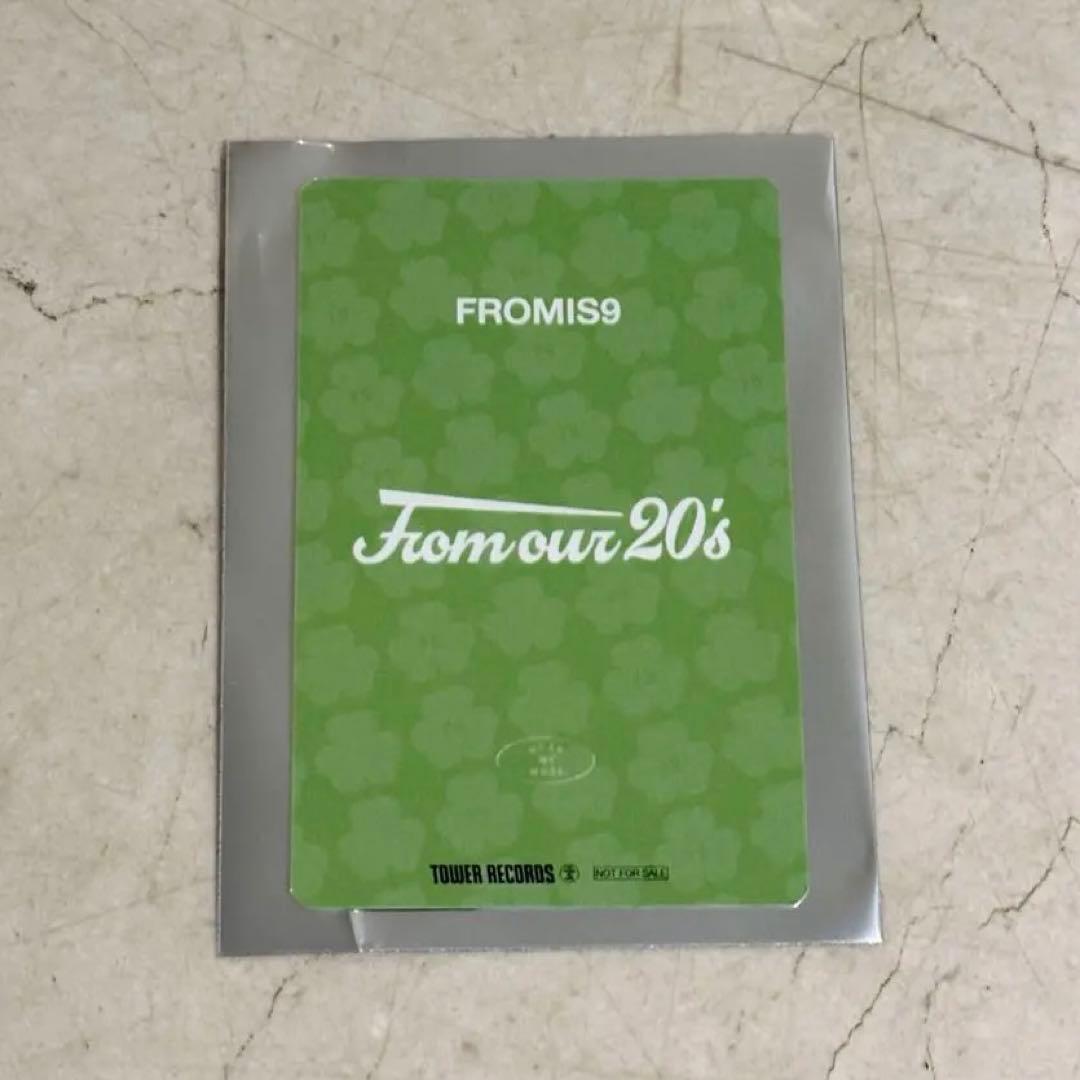 fromis_9 ジウォン タワレコ トレカ 特典 From Our 20’s