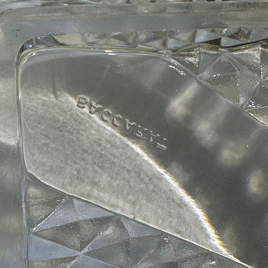 【専用出品】オールドバカラ セルパンタン クリスタルガラス トレイ