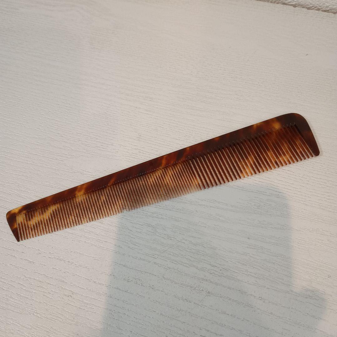 理容　本鼈甲櫛　18目　(1本先欠け有り)