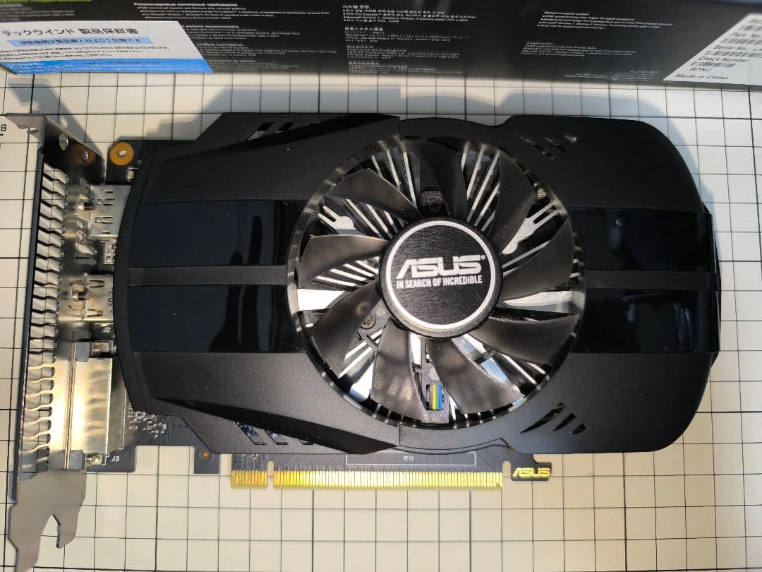 【箱・付属品あり】ASUS GeForce GTX 1050 Ti 4GB