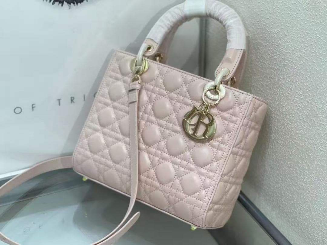 Lady Dior バッグ　ミニ　ピンクレディディオール~~#