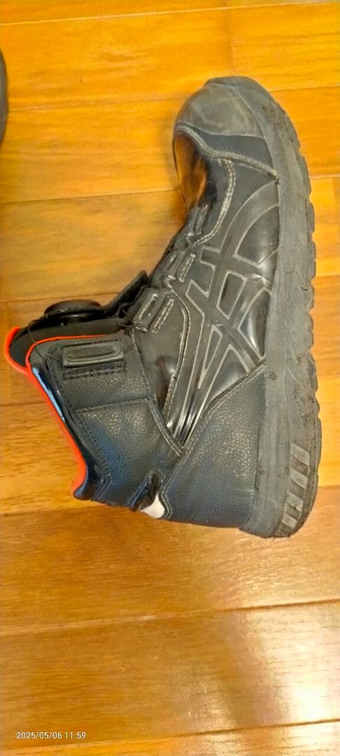 シ*コ様 ASICS BOA システム ハイカット安全靴 ブラック/オレンジ