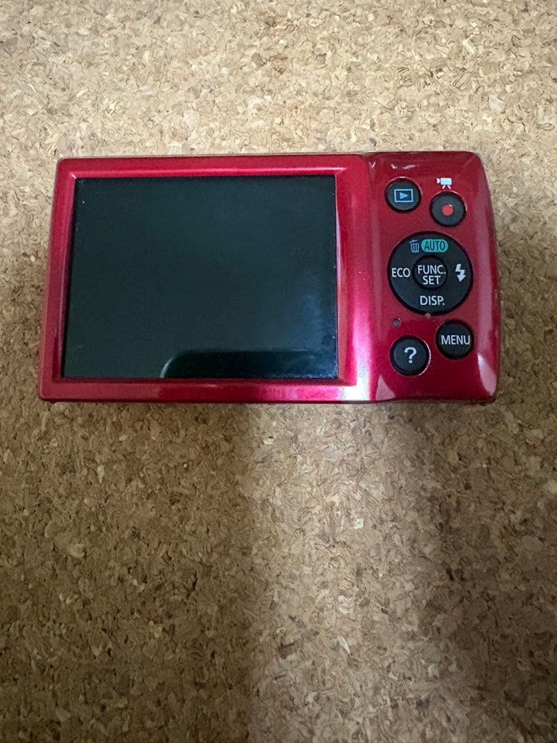Canon IXY160 コンパクトデジタルカメラ 赤色 本体中古品