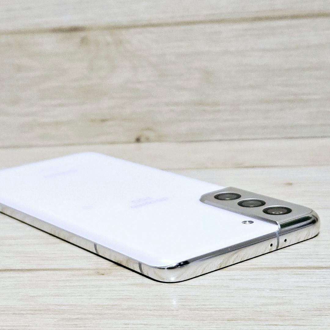 極美品 動作品 SIMフリー Galaxy S21 5G ホワイト SC-51B