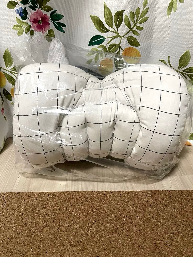 3点セット PETTENA ホワイト キルティングペットカート クッション