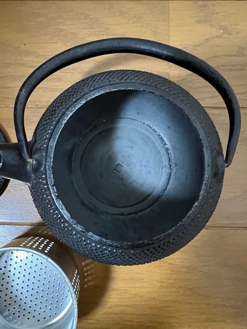 南部鉄器 急須 茶道具 やかん 骨董品 置物 昭和 レトロ 伝統工芸品 あられ紋