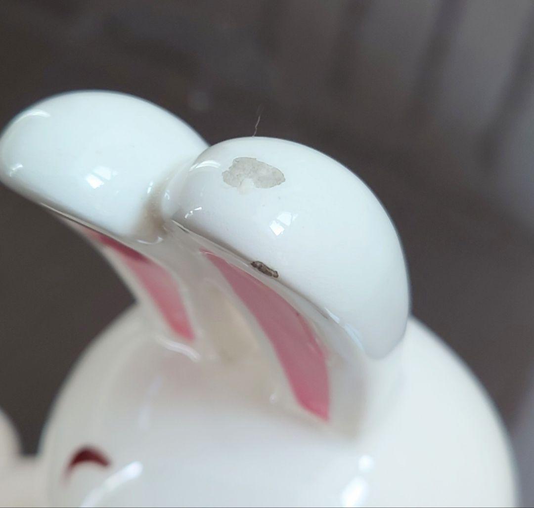 内藤ルネ　白うさぎ　貯金箱　RUNE