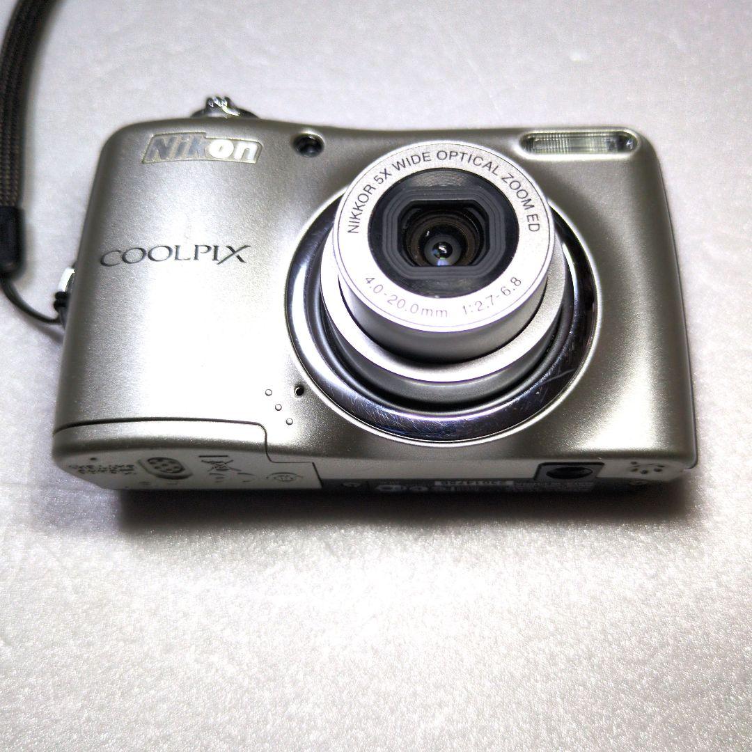 Nikon COOLPIX L23シルバー動作確認　完動品　コンデジカメラ