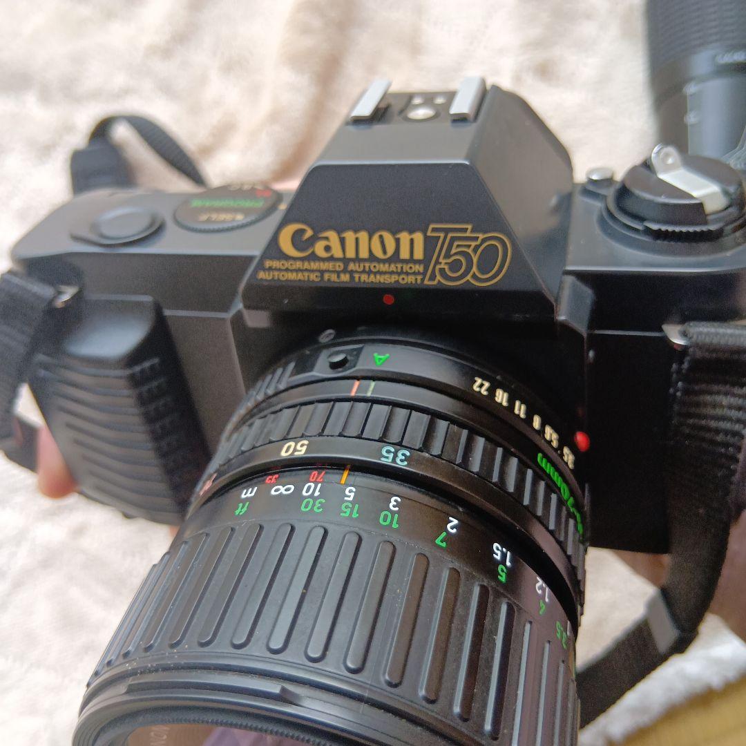 美品動作品 Canon T50 標準 80〜200ZOOMレンズ付き
