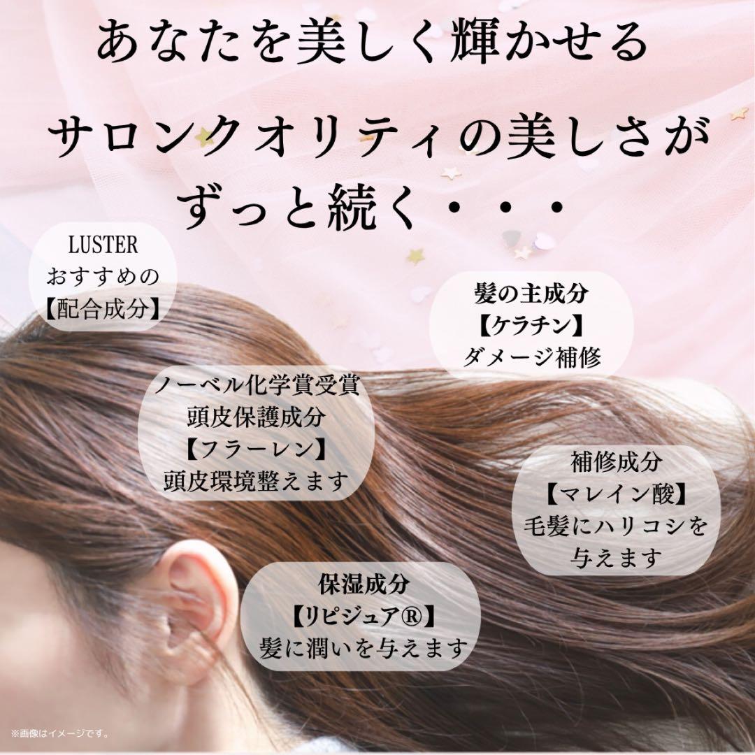 LUSTER シャンプー 1000ml 切れ毛 低刺激 泡立ちがいい
