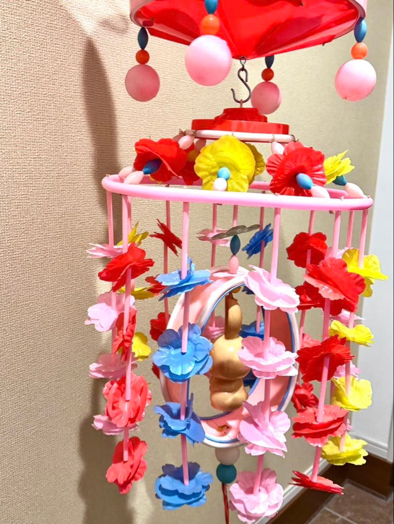 昭和レトロ　キャネロン　ワンタッチメリー　当時物　うさぎ　ポップ　オルゴール