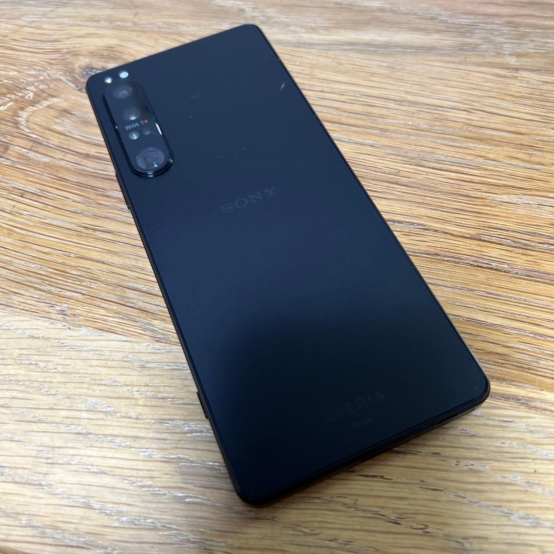 23490 cSONY Xperia 1 IV 256GB ブラック SOG06