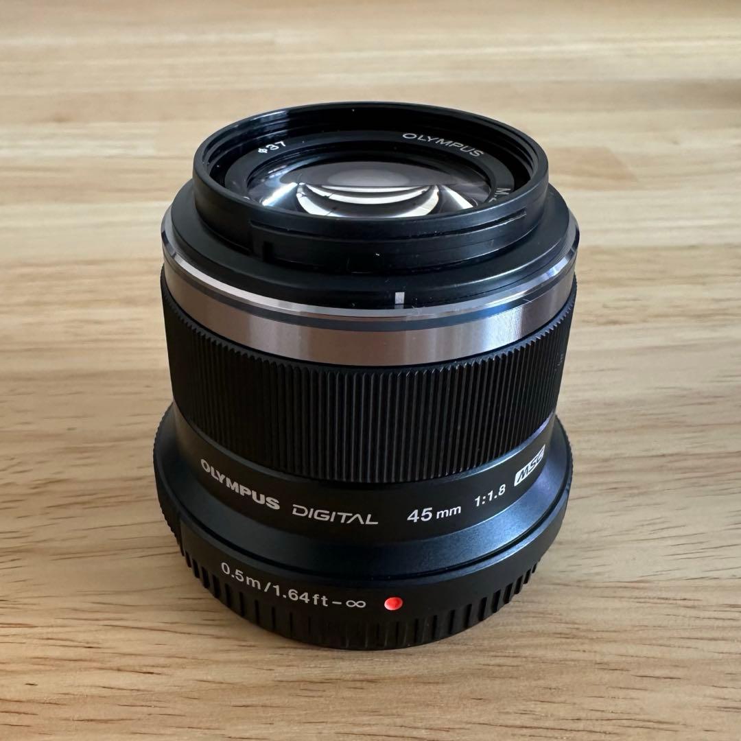 【美品】オリンパス M.ZUIKO DIGITAL 45mm F1.8 ブラック