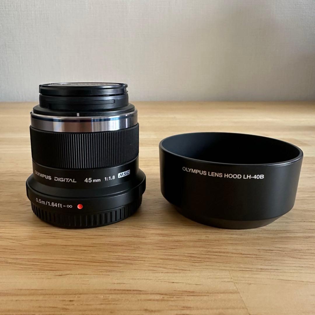【美品】オリンパス M.ZUIKO DIGITAL 45mm F1.8 ブラック