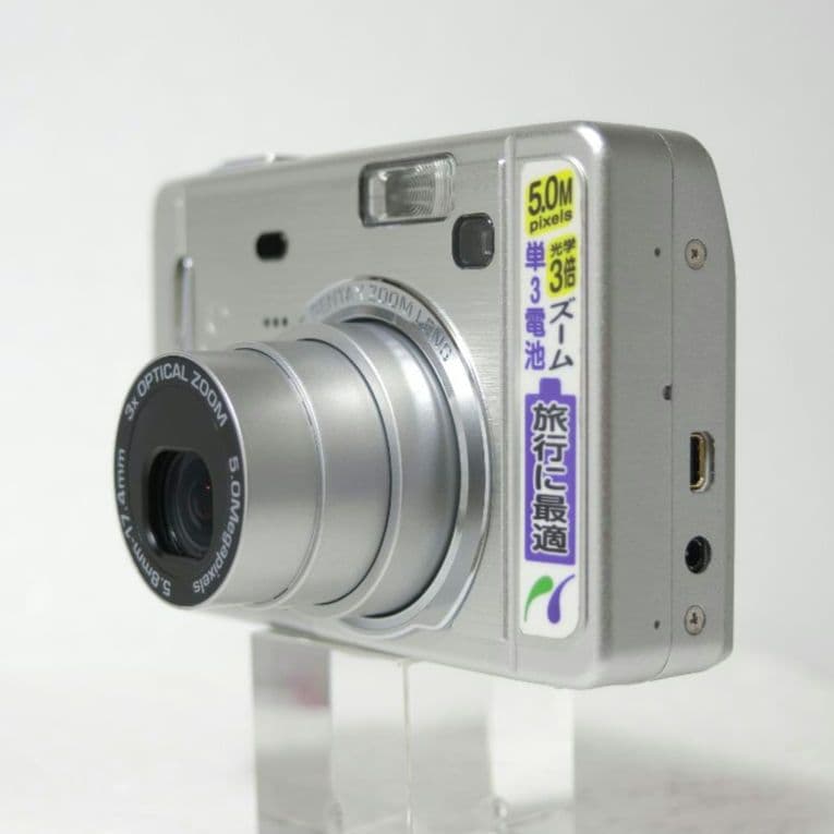 【SDカード付属】ペンタックス　Optio S50　新品電池付き　サンプル画像有