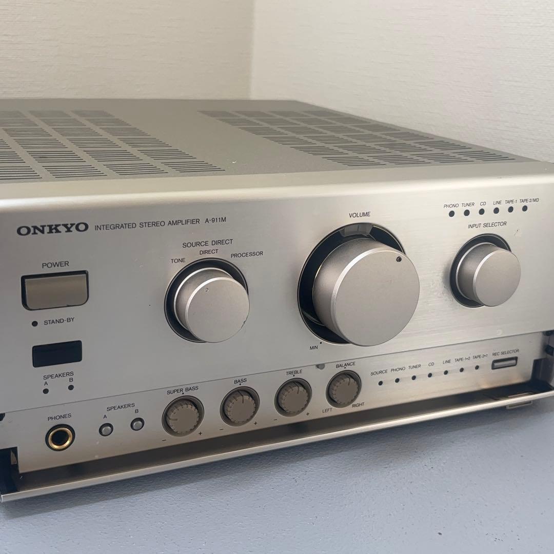 ONKYO A-911M プリメインアンプ LINE出力OK