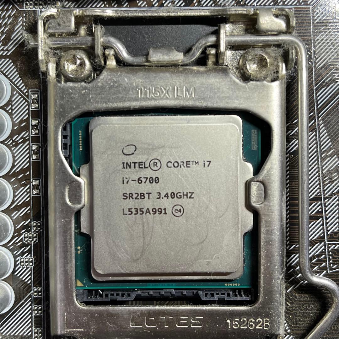 core i7 6700 + H170 -PRO 完動品 グリス付き