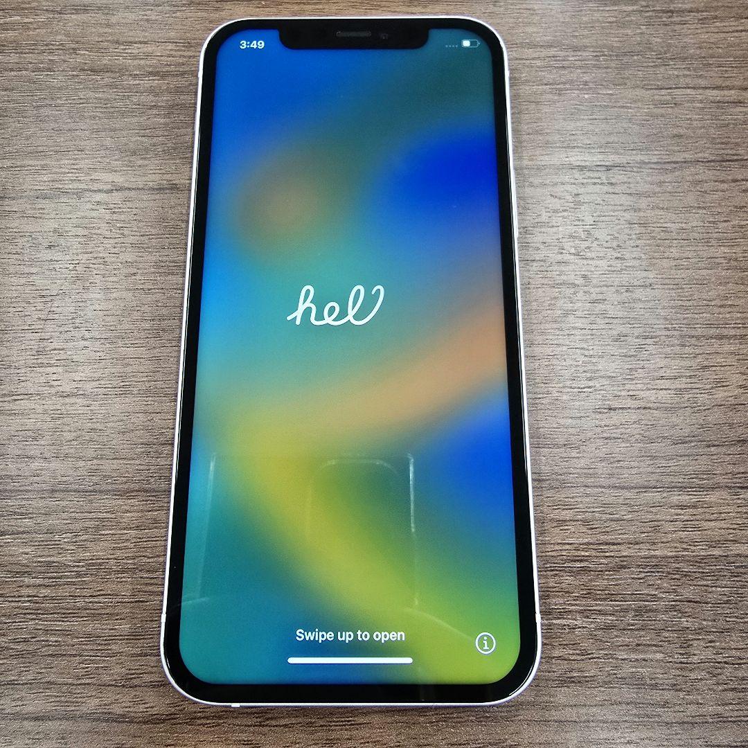 【美品】iPhone12 64GB ホワイト SIMフリー 本体