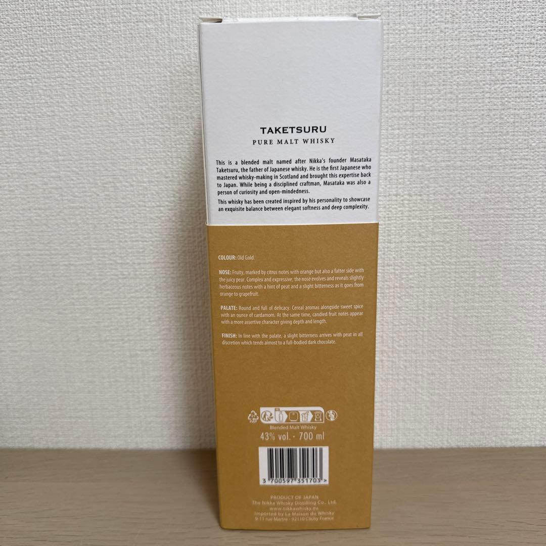 ウイスキー NIKKA WHISKY TAKETSURU 700ml 43%